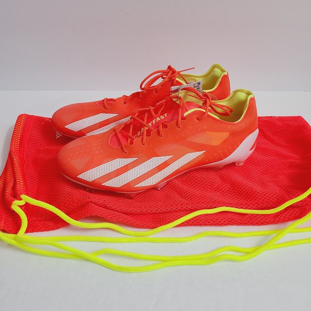 NEW Adidas X Crazyfast+ FG Energy Pack Soccer Cleats BAG IE2416 Size 5.5 Solar